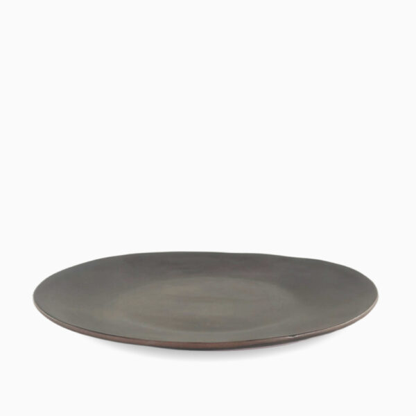 Plate Ø27Cm/10.6'' | Dinner | Black Shady