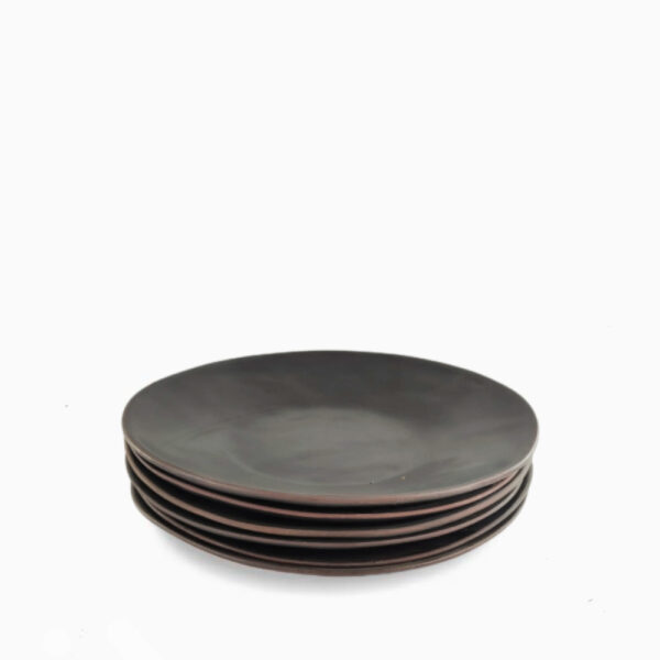 Plate Ø22Cm/9'' | Side | Black Shady - Image 3