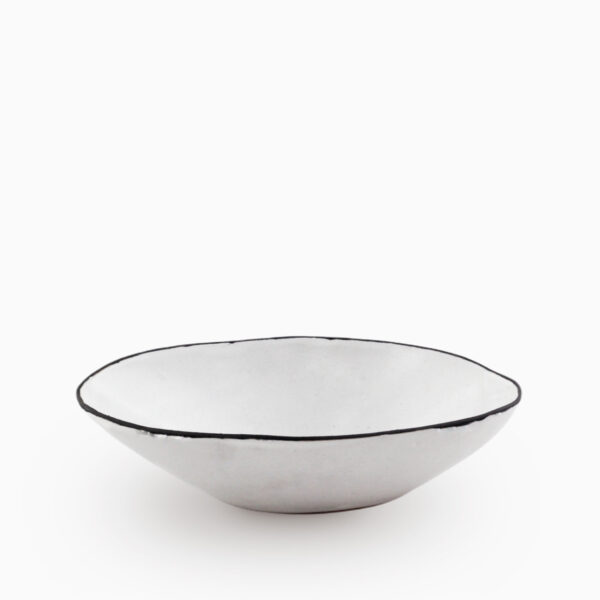 261502270E oval bowl 25 cm line art