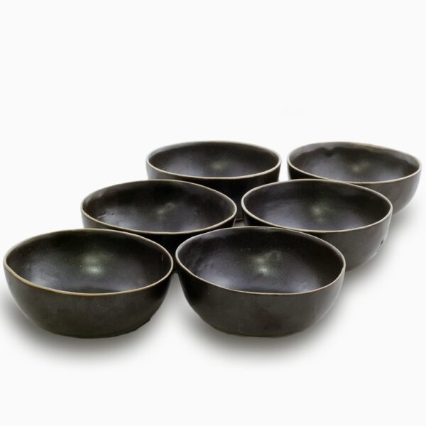 Serving Pasta Set 13  pieces | Black Shady - Image 3