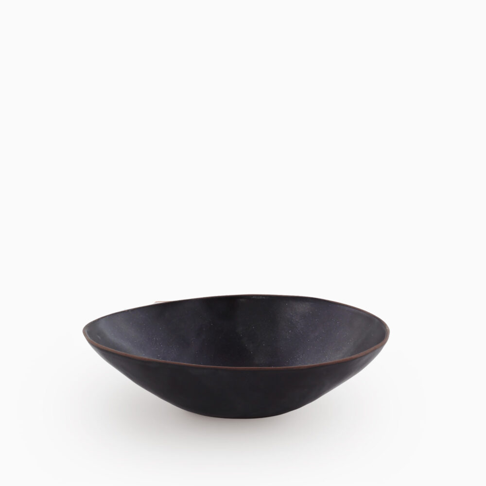 Oval Salad Bowl  | Black Shady