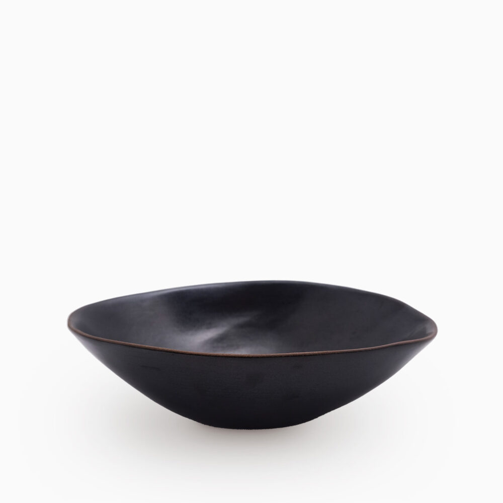 Oval Serving Bowl  | Black Shady