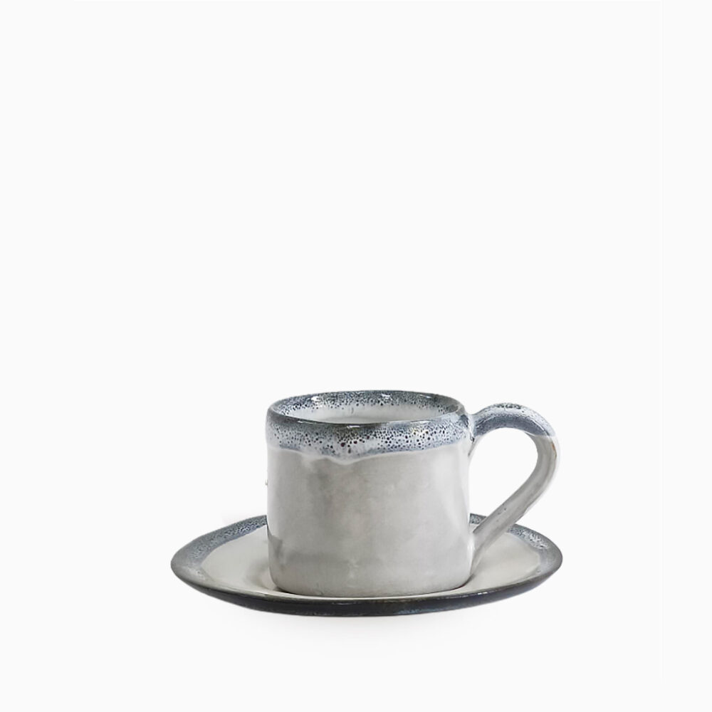 Latte Mug with Saucer