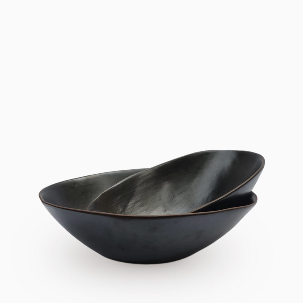 Oval Serving Bowl  | Black Shady - Image 2